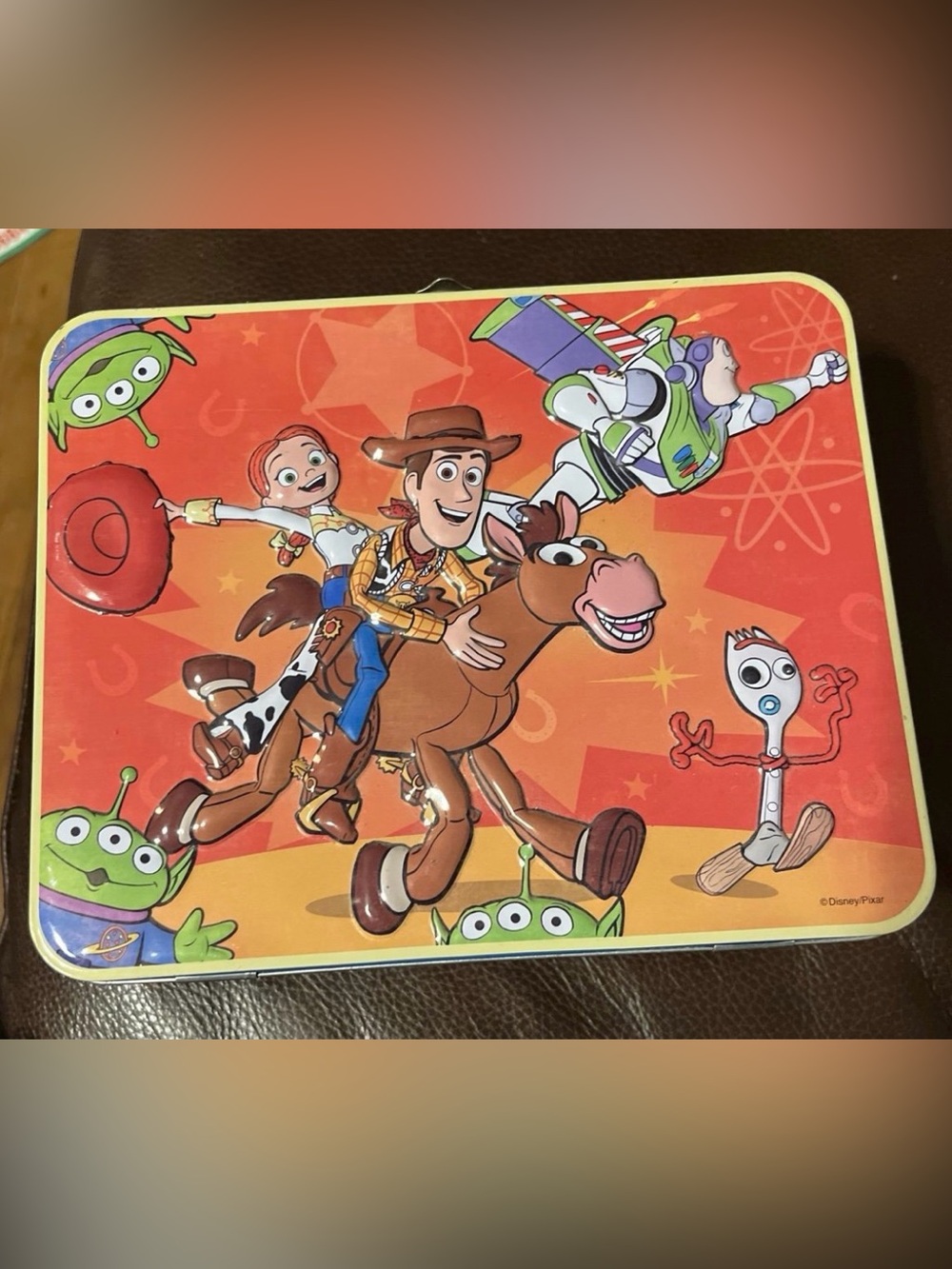 Brand New Toy Story 4 Puzzle and Tin Lunchbox